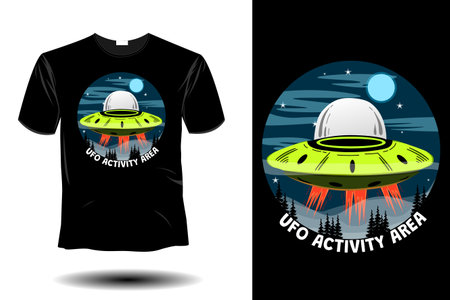 activity area mockup retro vintage designのイラスト素材