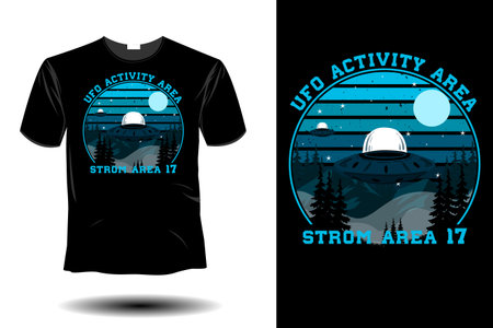 activity area storm area 17 mockup retro vintage designのイラスト素材