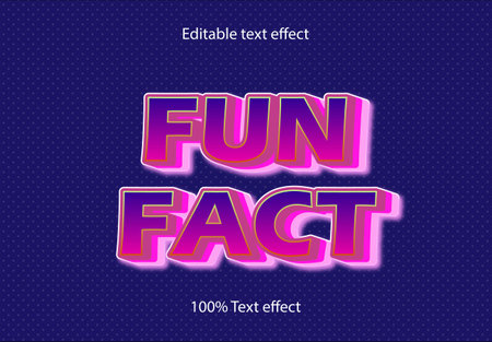 Funfact text effectのイラスト素材