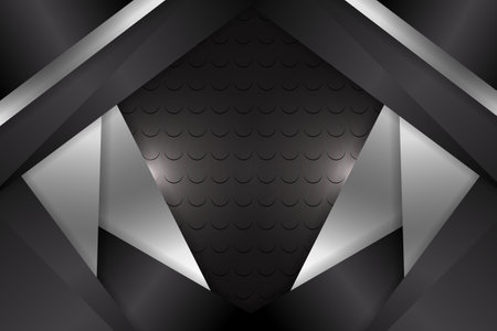 Abstract background rectangle shape with black and white colorのイラスト素材