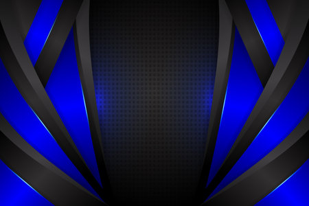 Abstract background black and blue colorのイラスト素材