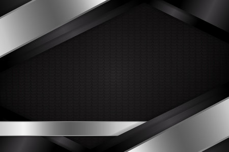 Abstract background triangle shape with black and white colorのイラスト素材