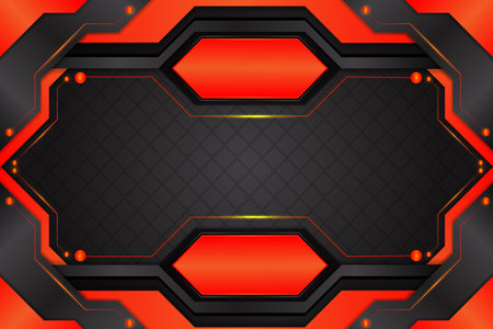 Abstract background with black and orange colorのイラスト素材