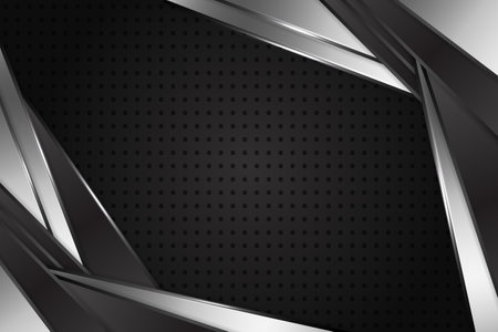 Abstract background rectangle shape with black and white colorのイラスト素材