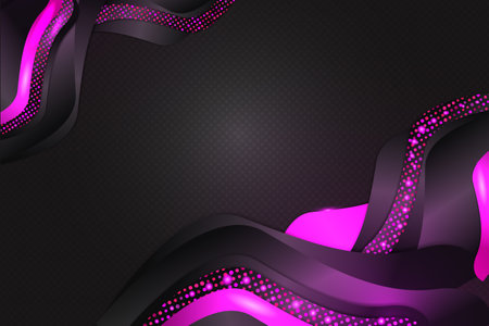 Abstract fluid background with black and pink colorのイラスト素材