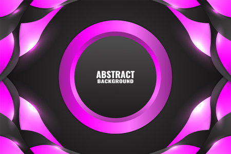 Abstract fluid background with black and pink colorのイラスト素材