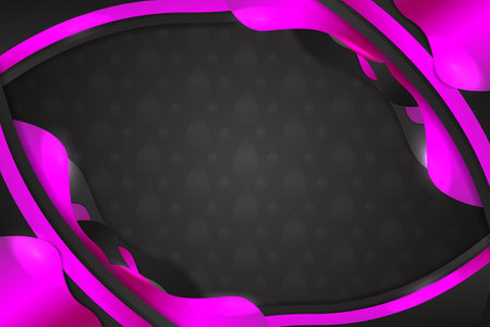 Abstract fluid background with black and pink colorのイラスト素材