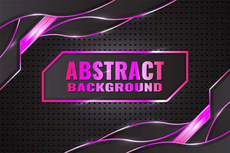 Abstract fluid background with black and pink colorのイラスト素材
