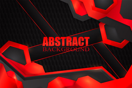 Abstract fluid background with black and red colorのイラスト素材
