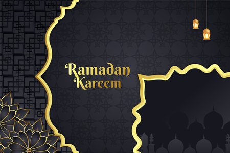 Ramadan Kareem Background Designのイラスト素材