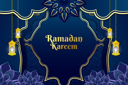Ramadan Kareem Background Designのイラスト素材