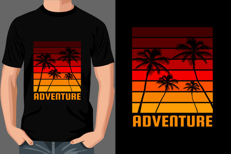 Adventure T Shirt Designのイラスト素材