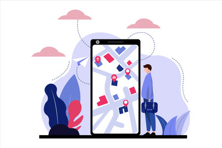 Travel Flat Illustration Designのイラスト素材