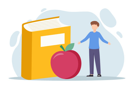 World Book Day Flat Designのイラスト素材