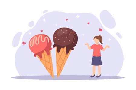 World Chocolate Day Flat Designのイラスト素材