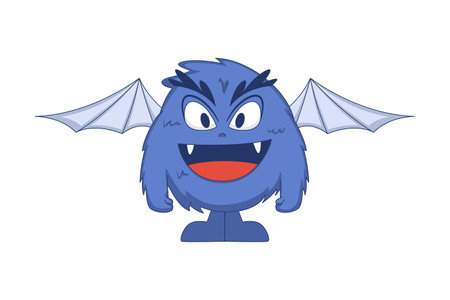Cute Monster Character Design Illustrationのイラスト素材