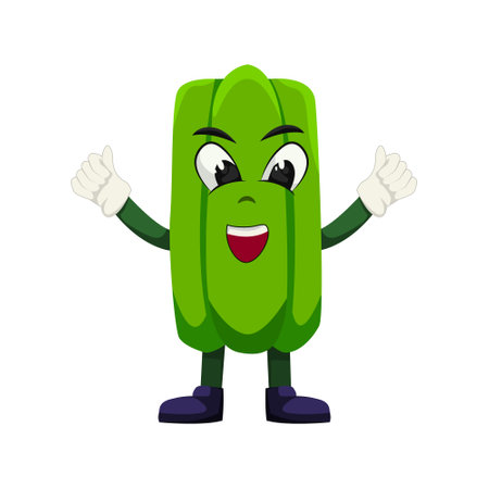 Cute Peppers Character Design Illustrationのイラスト素材