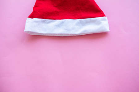 Christmas santa hat, isolated on white. 2020 Merry christmasの写真素材