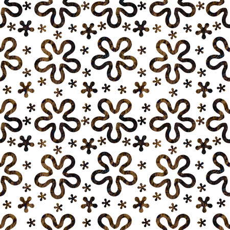 Seamless pattern. Abstract endless hand drawn background, repeatable backdrop.の写真素材