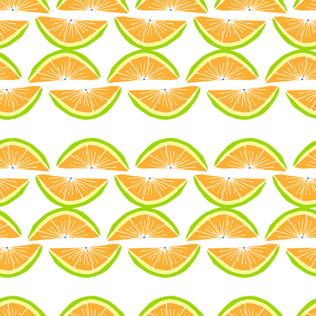 Bright Fruit Pattern With Citrus Fruit And Pineapples. Colorful Background  For Textile Or Book Covers, Manufacturing, Wallpapers, Print, Gift Wrap And Scrapbooking.のイラスト素材