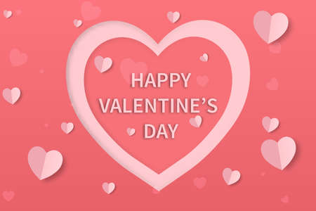 Blurred valentines day background concept. Romantic quote postcard, card, invitation, banner template design vectorのイラスト素材