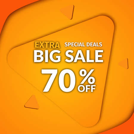 Sale banner template design. Big sale, Special offer for web and social media marketing best price...