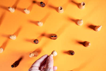 Recruiting, hiring a new young specialist in a working team, coaching and internship, concept.の写真素材