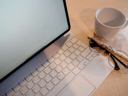 a minimalistic workplace for a designer or developer.