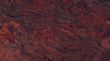 Karijini National Park, Western Australia, Australia. satellite image. contains modified Copernicus Sentinel dataの写真素材