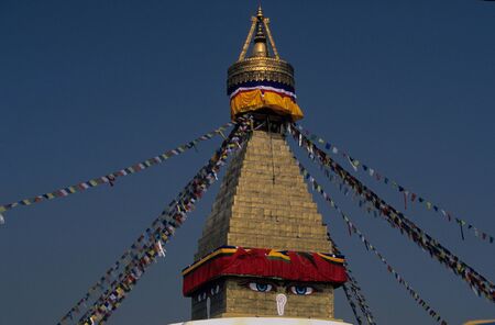 Bodhnat Stupa in Bouddha, Katmandu Valley, UNESCO Heritage, Nepal