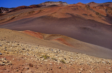 HaleakalÄ National Park is an American national park located on the island of Maui in the state of Hawaii.の写真素材