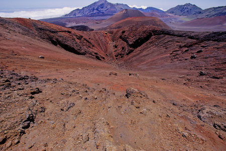 HaleakalÄ National Park is an American national park located on the island of Maui in the state of Hawaii.の写真素材