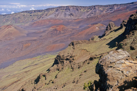 HaleakalÄ National Park is an American national park located on the island of Maui in the state of Hawaii.の写真素材