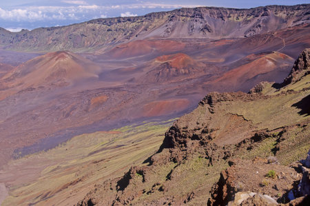 HaleakalÄ National Park is an American national park located on the island of Maui in the state of Hawaii.の写真素材