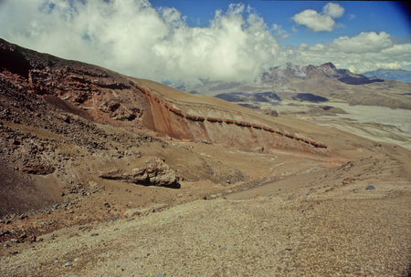 Cotopaxi National Park is a protected area in Ecuador situated in the Cotopaxi, Napo and Pichincha provinces, roughly 50 km south of Quito.の写真素材