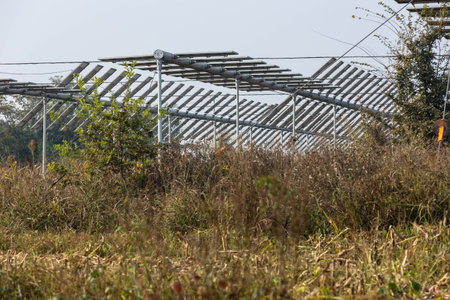 Agrivoltaics (also called agrophotovoltaics, agrisolar, or dual-use solar) is the dual use of land...