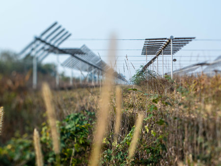 Agrivoltaics (also called agrophotovoltaics, agrisolar, or dual-use solar) is the dual use of land...