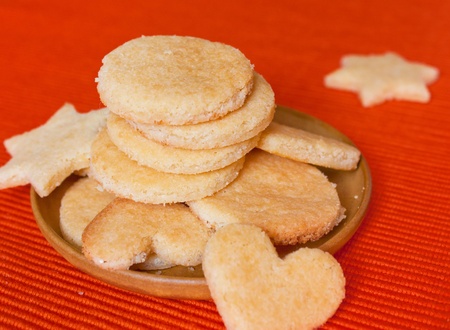 Almond Cookies for coffee time, tea time, breakfastの写真素材