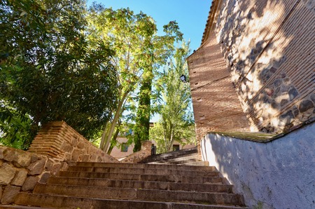Stairs in Toledo, Spainの写真素材