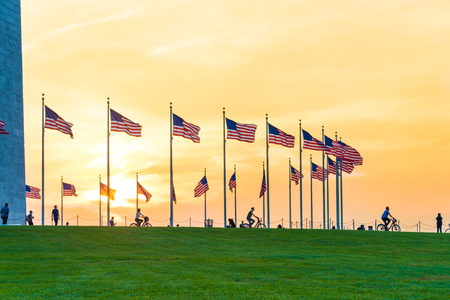 The Washington Monument in Washington DCのeditorial素材