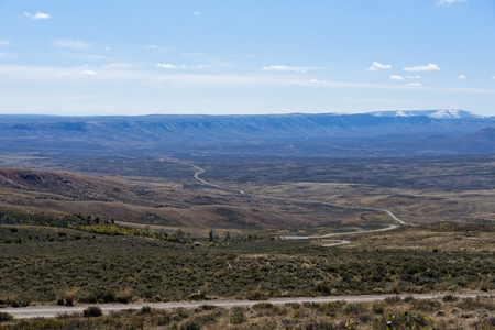 Fossil Butte National Monument near Diamondville, Wyomingのeditorial素材