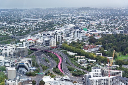 Auckland CBD Aerial view