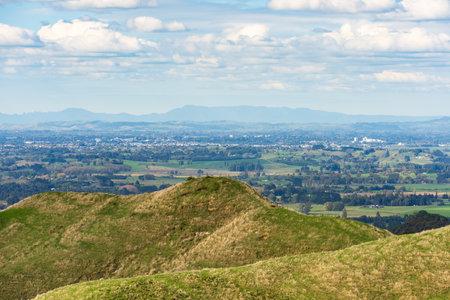 Typical rural scene near Hamilton in Waikato, North Island, New Zealand