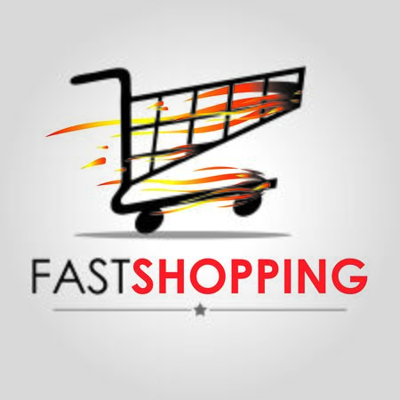 Fast Shopping vector illustrationのイラスト素材