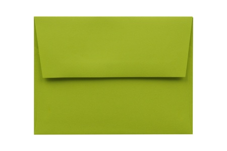 Envelope isolated on a white background の写真素材