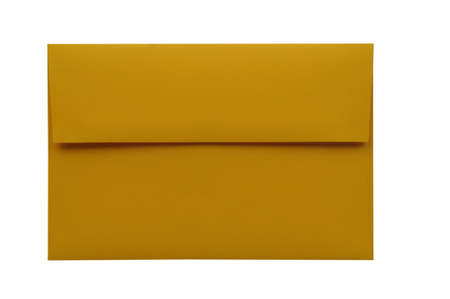 Envelope isolated on a white background の写真素材