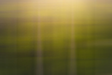 abstract blurred background with horizontal emerald green, brown, yellow stripesの写真素材