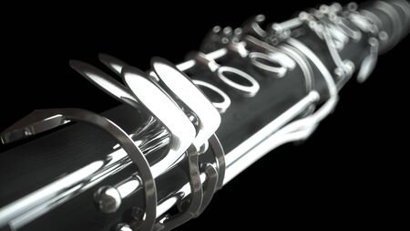Clarinet. 3D renderingの写真素材