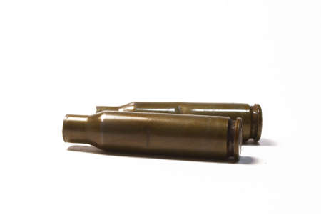 Cartrige-cases from old patronsの写真素材