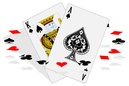Set of playing cards. To see similar please visit my gallery.のイラスト素材